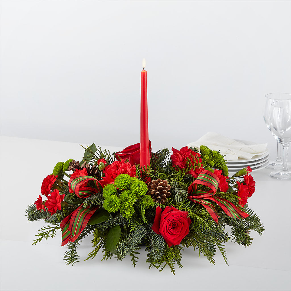 By the Candlelight Centerpiece – Touch Of Roses INC, Visalia CA