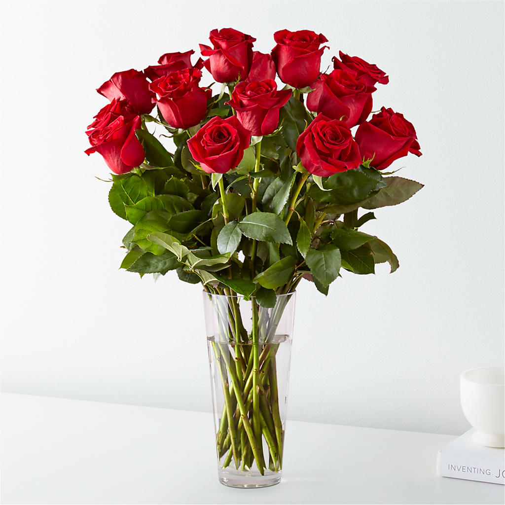 Long Stem Red Rose Bouquet – Touch Of Roses, Visalia CA