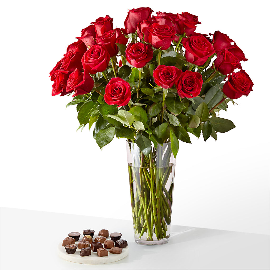 Romantic Long Stem Red Rose Bouquet Bundles – Touch Of Roses Inc, Visalia CA
