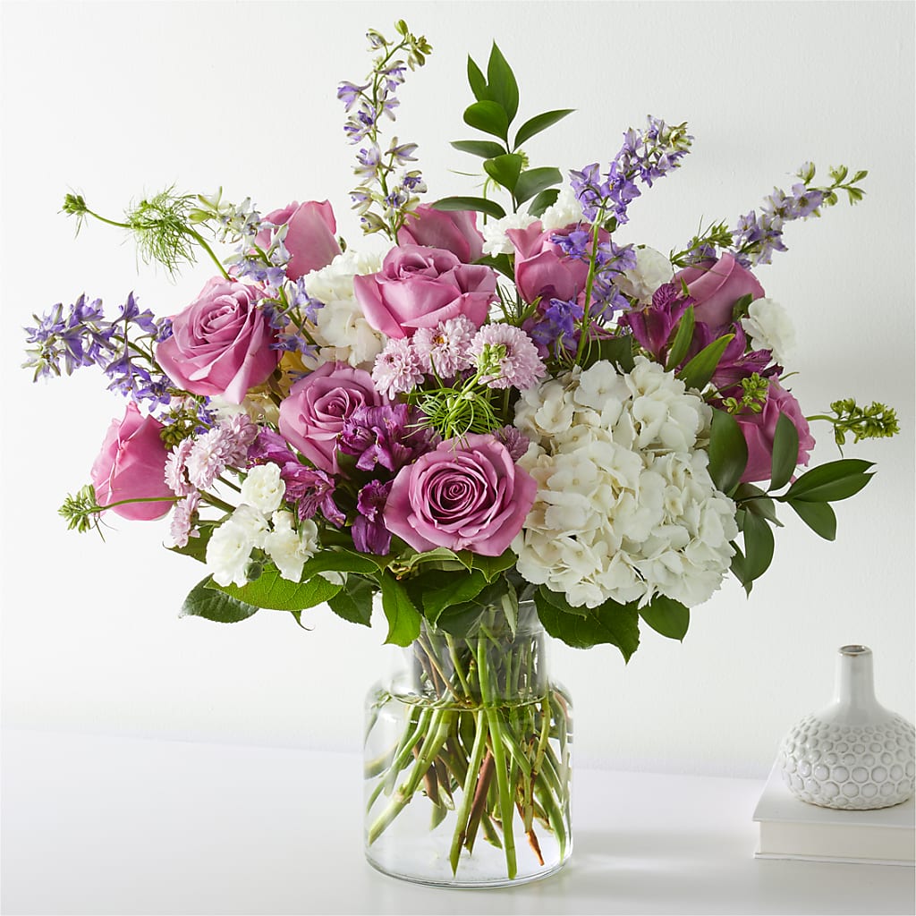 Violet Caress Bouquet – Touch Of Roses Inc, Visalia CA