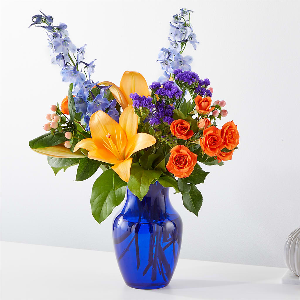 Radiant Citrus Bouquet – Touch Of Roses INC, Visalia CA
