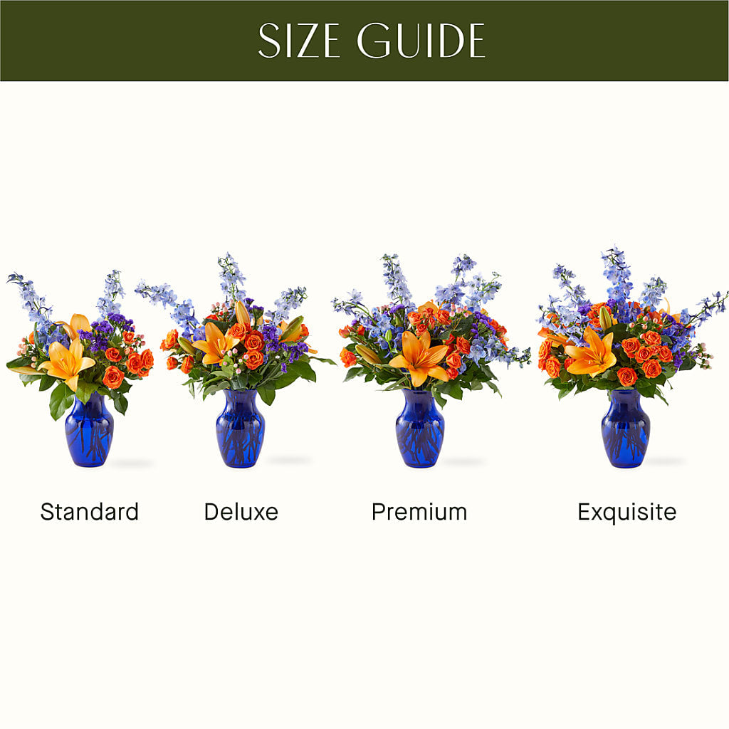 Radiant Citrus Bouquet – Touch Of Roses, Visalia CA