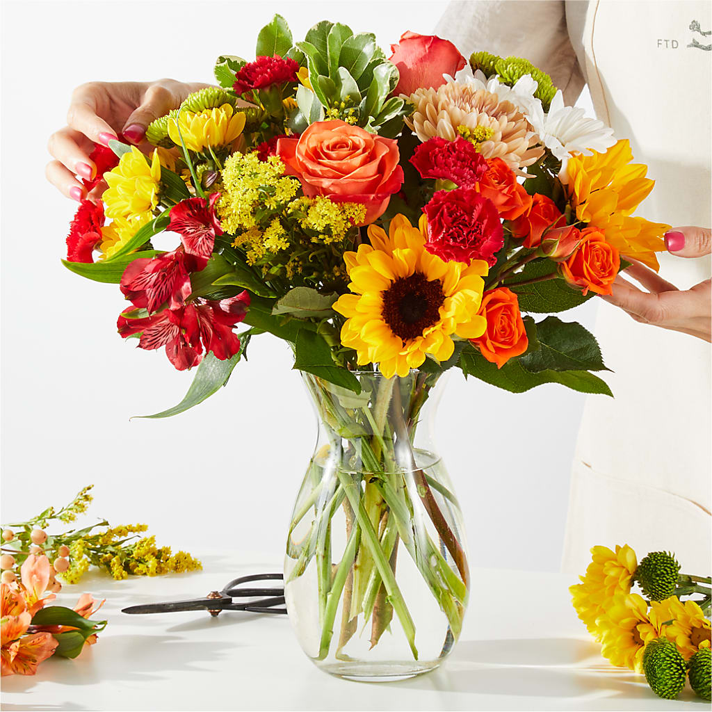 Fall Delight – A Florist Original – Touch Of Roses Inc, Visalia CA