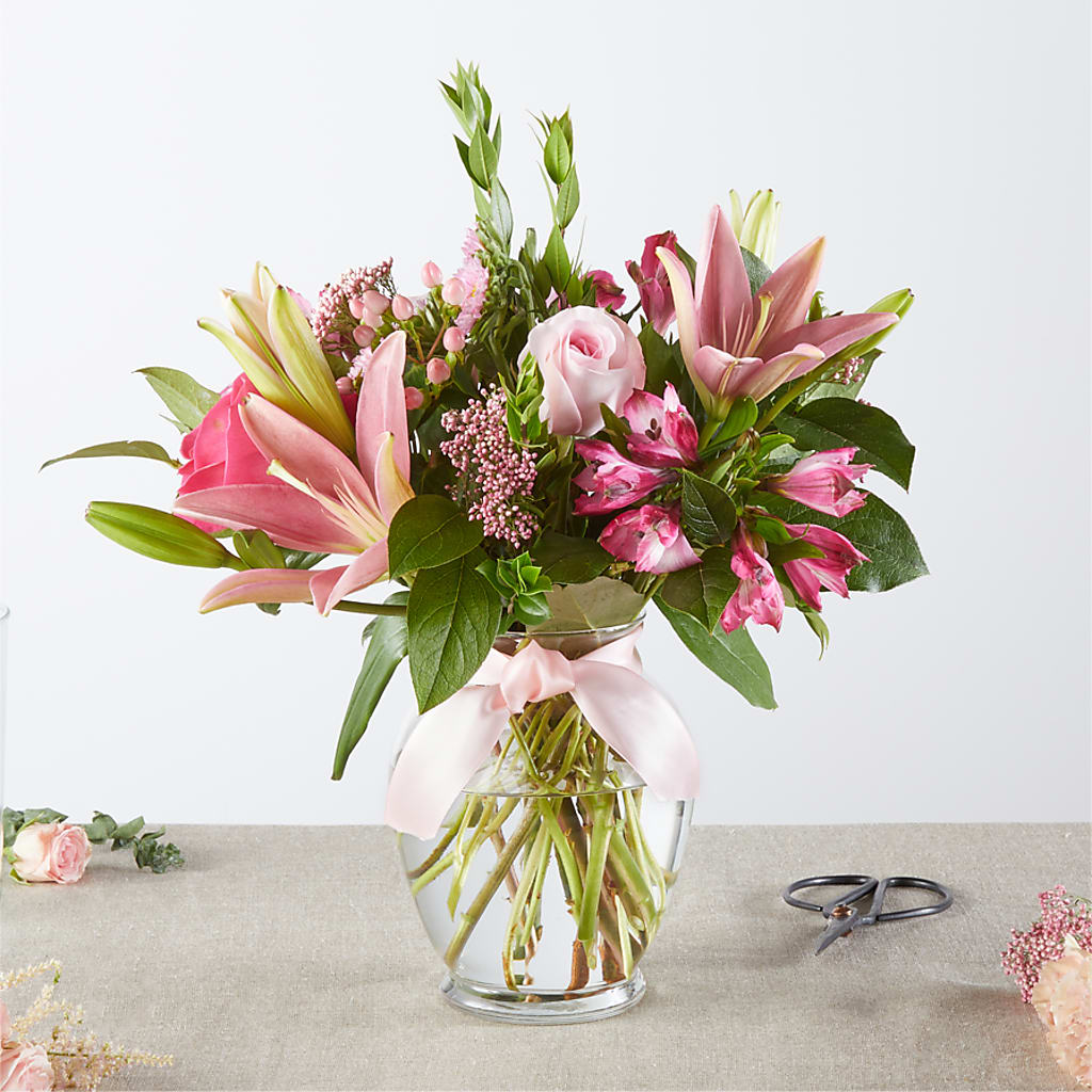 Pink Ribbon - A Florist Original – Touch Of Roses INC, Visalia CA