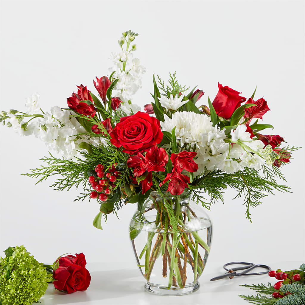 Merry Moment Bouquet – A Florist Original – Touch Of Roses INC, Visalia CA