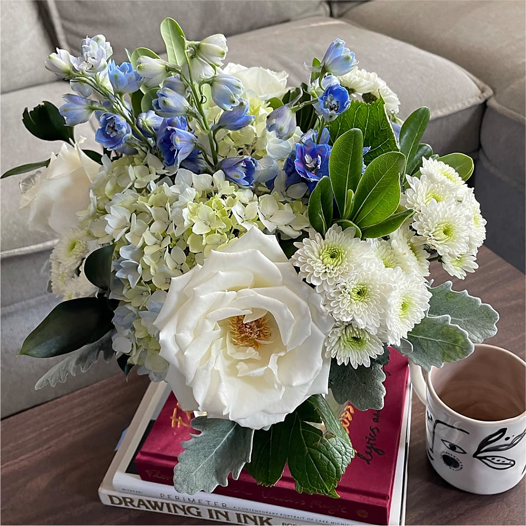 Clear Skies Bouquet – Touch Of Roses, Visalia CA