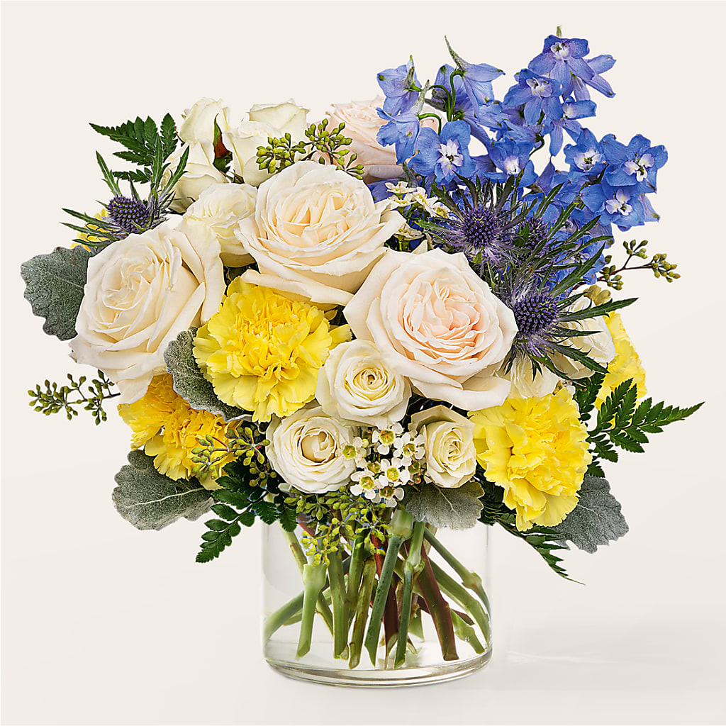 Lemon Sorbet Bouquet – Touch Of Roses Inc, Visalia CA
