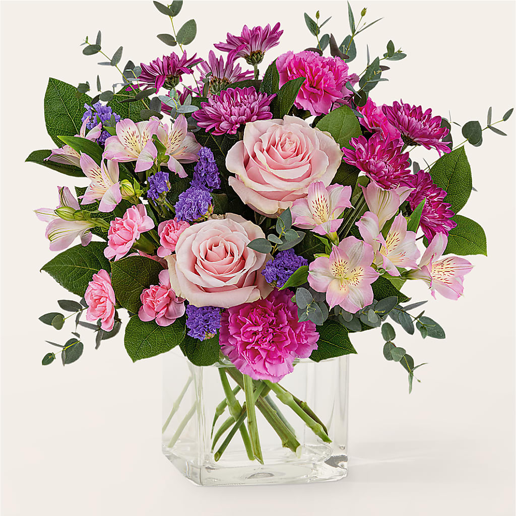 Rosy Radiance Bouquet – Touch Of Roses INC, Visalia CA