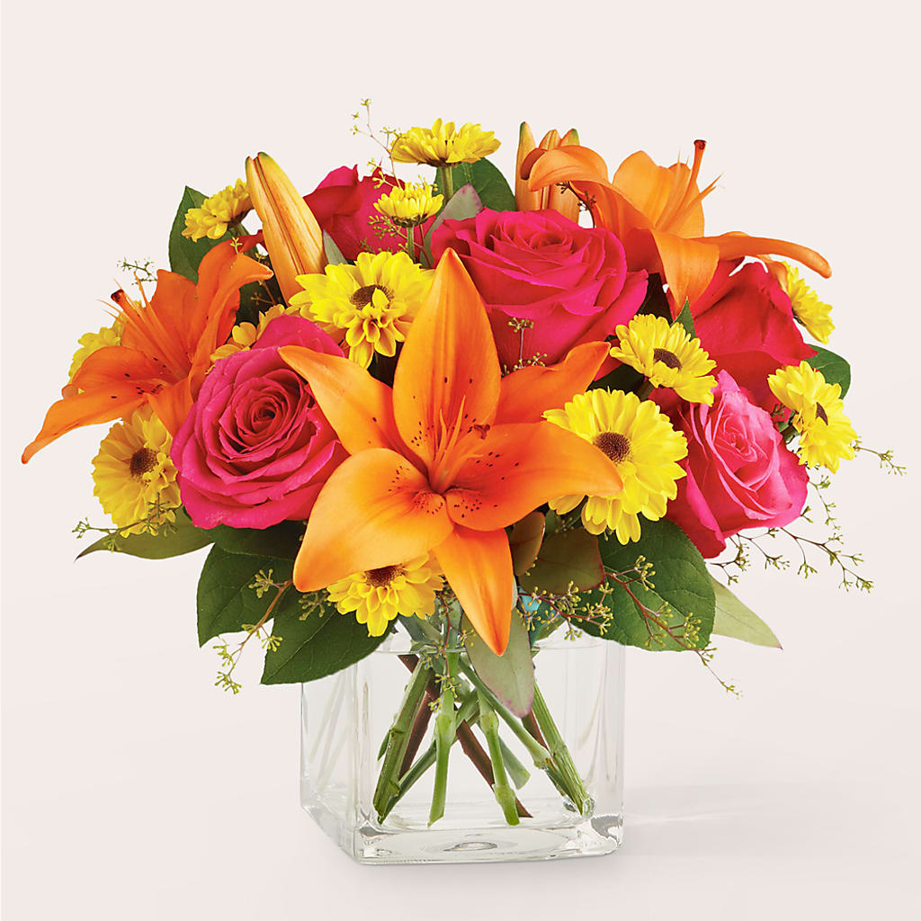 Neon Lights Bouquet – Touch Of Roses, Visalia CA