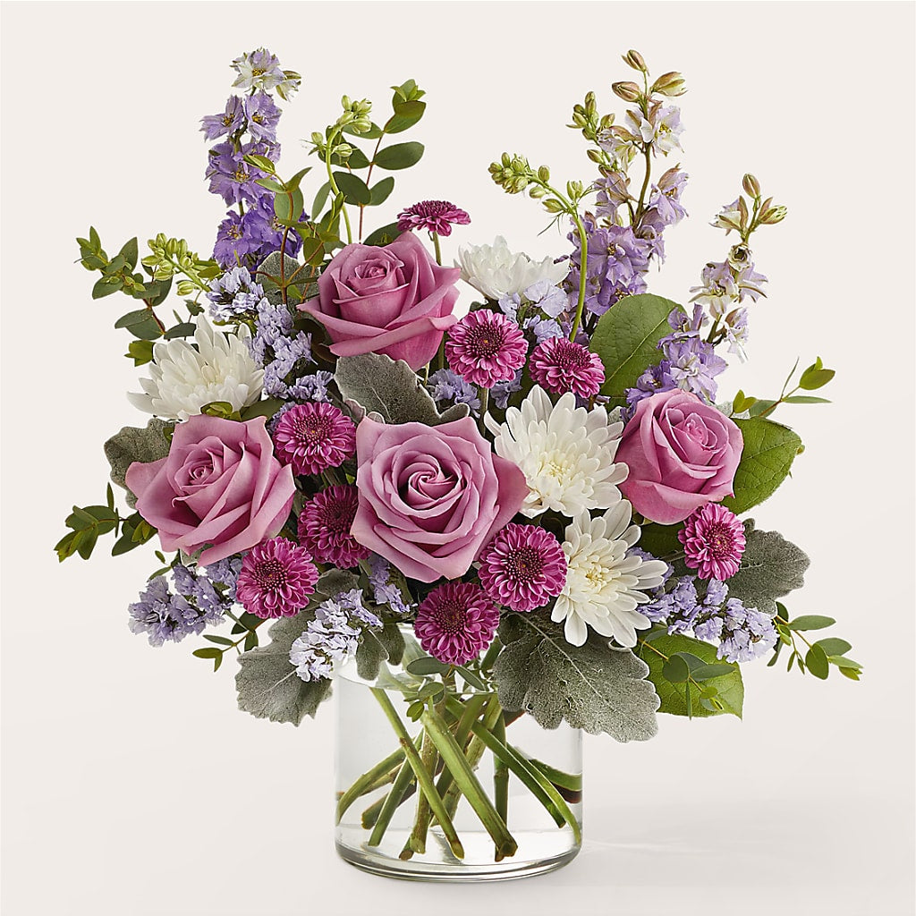 Violet Frost Bouquet – Touch Of Roses INC, Visalia CA