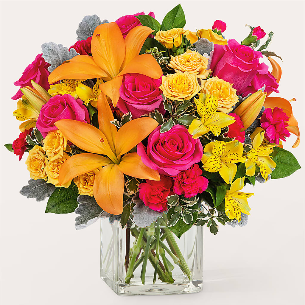 To the Tropics Bouquet – Touch Of Roses Inc, Visalia CA