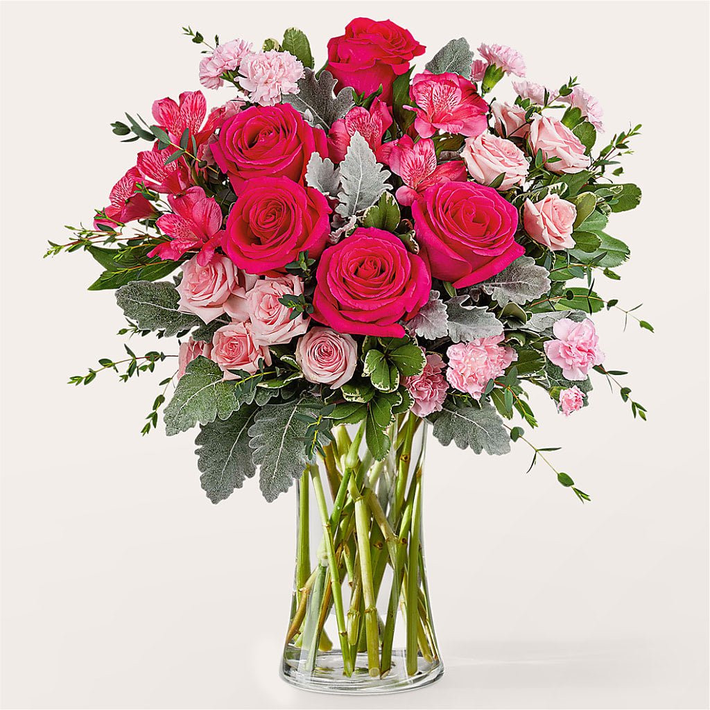 Tickled Pink Bouquet – Touch Of Roses INC, Visalia CA