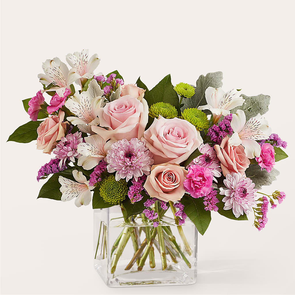Pink Suede Bouquet – Touch Of Roses, Visalia CA