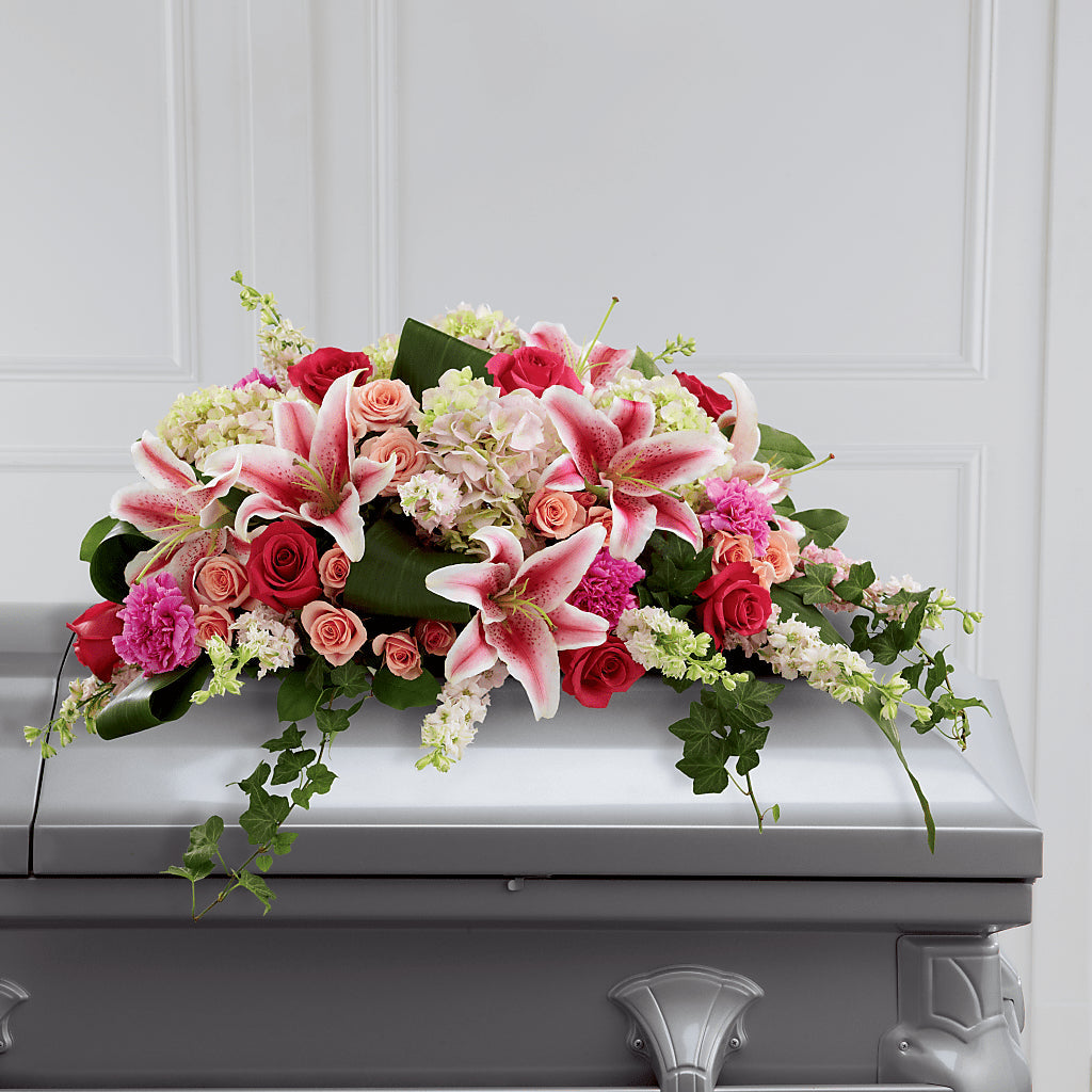 Splendid Grace Casket Spray – Touch Of Roses Inc, Visalia CA
