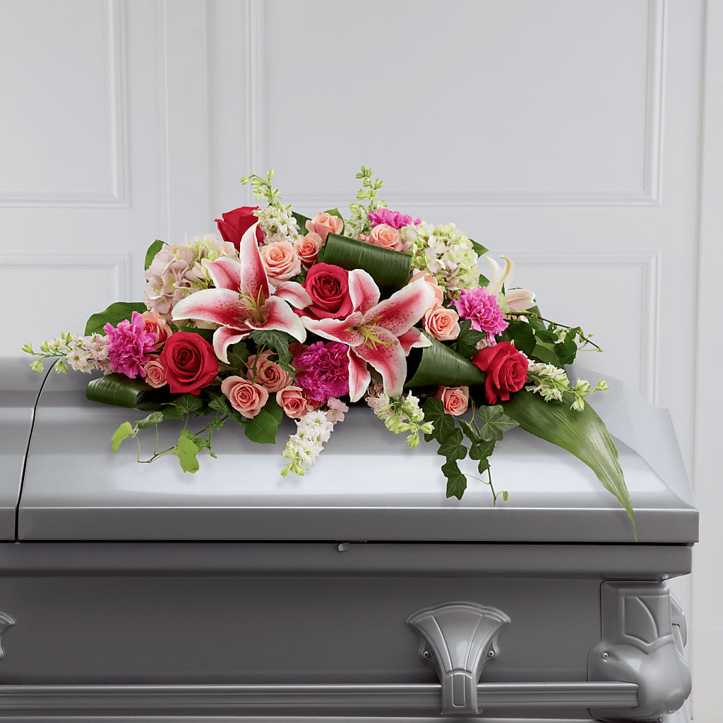 Splendid Grace Casket Spray – Touch Of Roses INC, Visalia CA