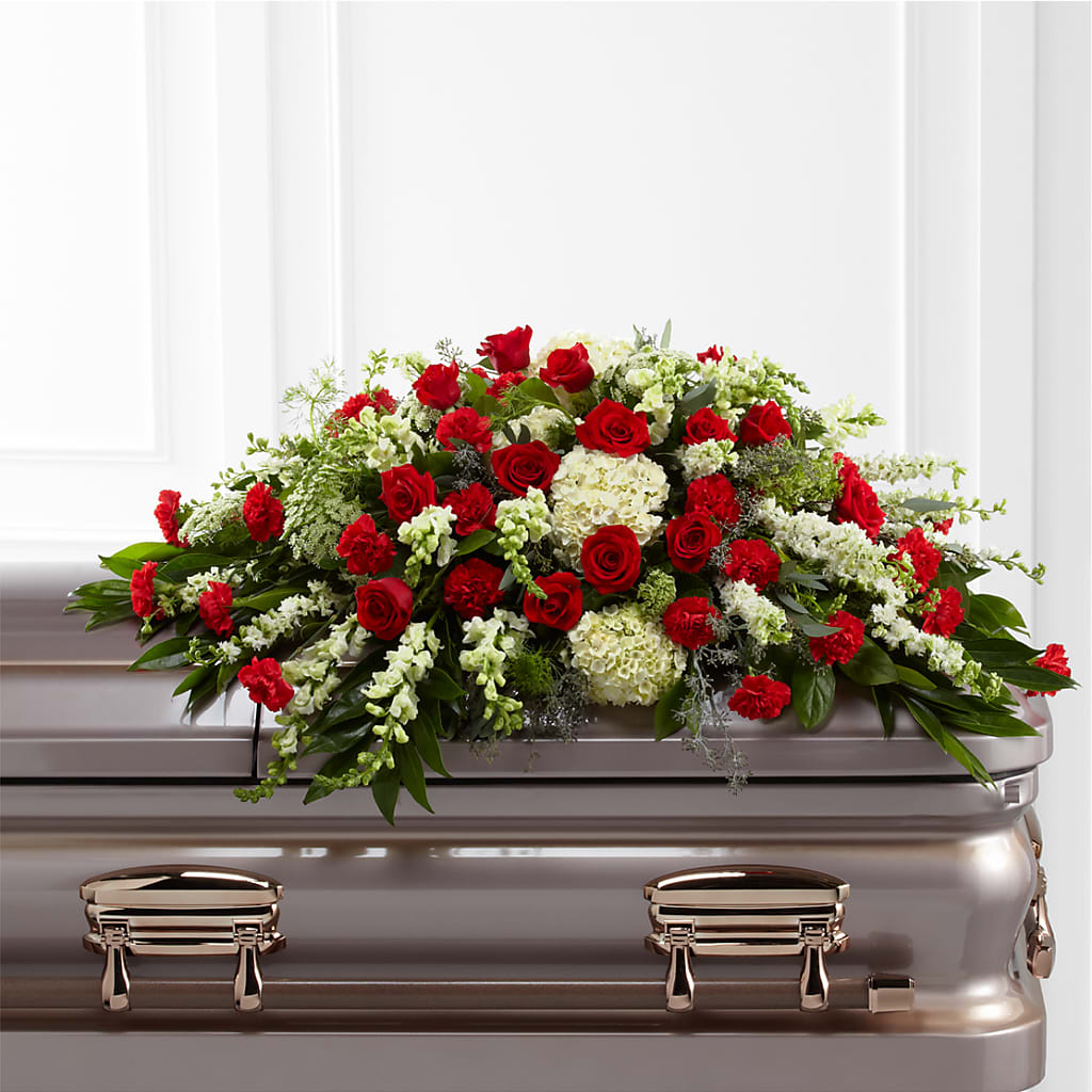 Sincerity Casket Spray – Touch Of Roses Inc, Visalia CA