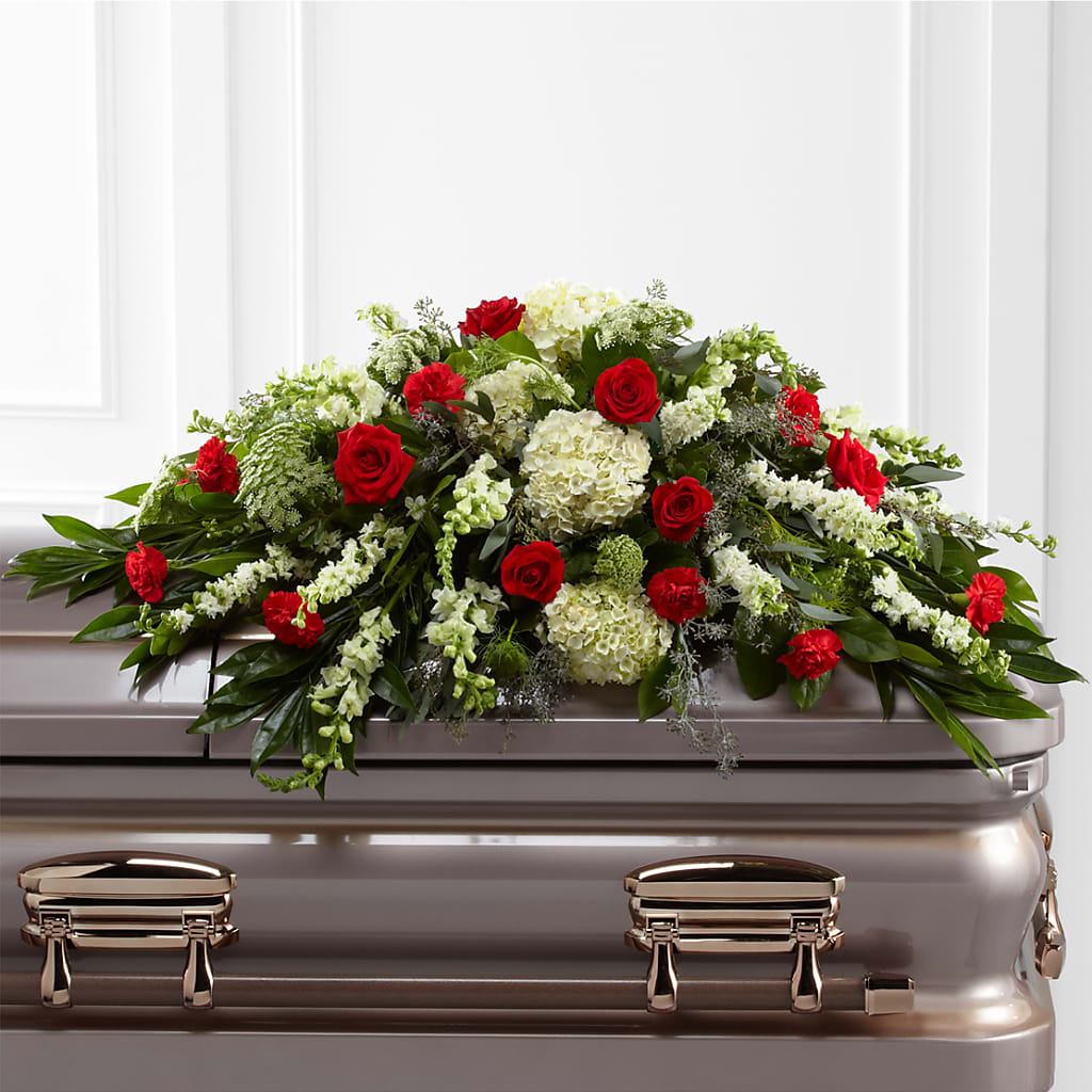 Sincerity Casket Spray – Touch Of Roses INC, Visalia CA