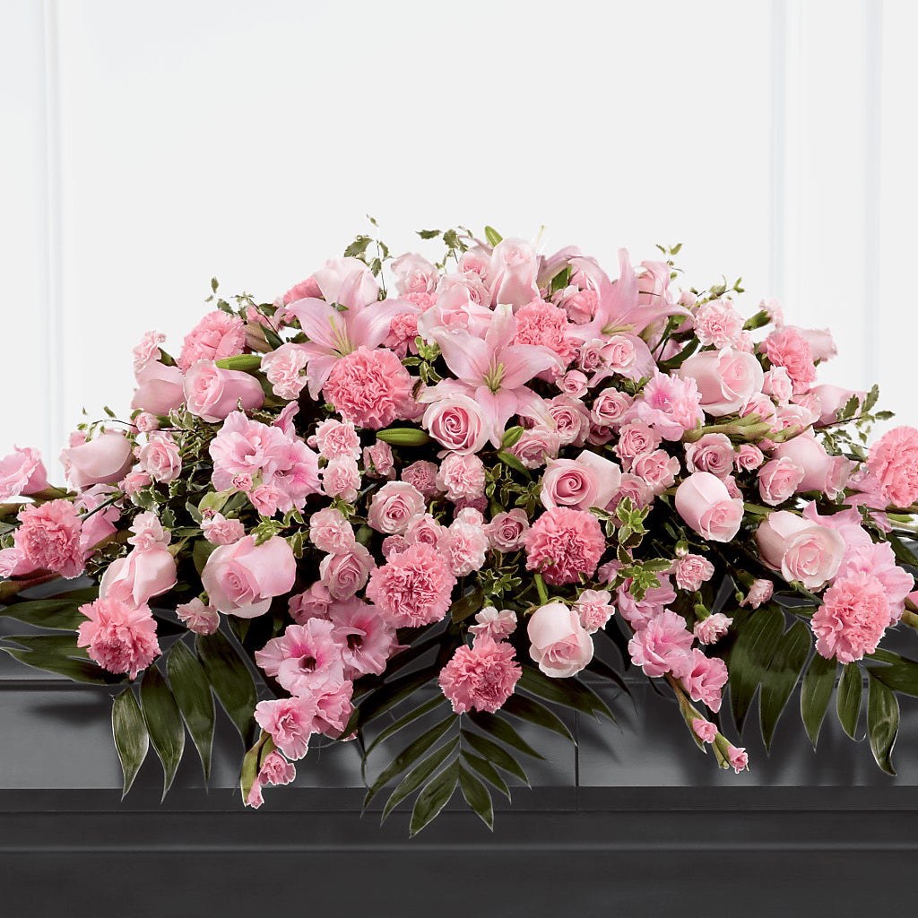 Garden of Comfort Casket Spray (Standard) – Touch Of Roses Inc, Visalia CA