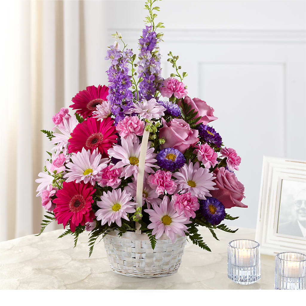 Pastel Peace Basket – Touch Of Roses INC, Visalia CA