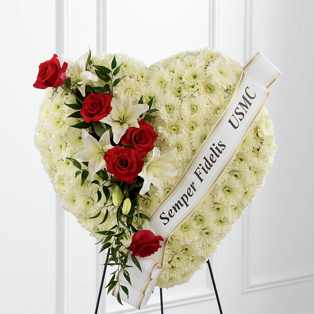 Heartfelt Hero Standing Heart – Touch Of Roses Inc, Visalia CA