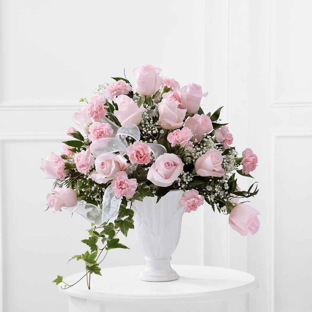 Deepest Sympathy Arrangement – Touch Of Roses Inc, Visalia CA