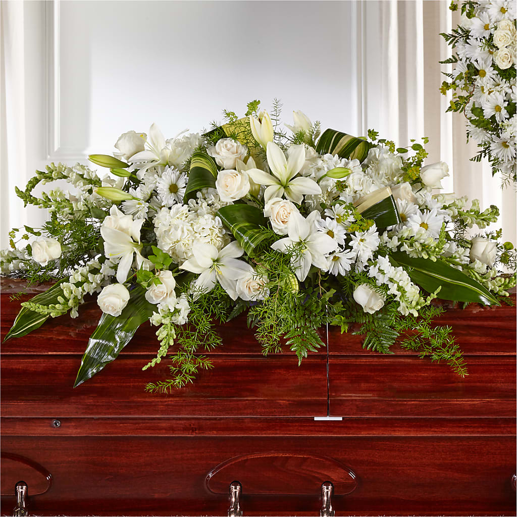 Abundance Casket Spray – Touch Of Roses Inc, Visalia CA