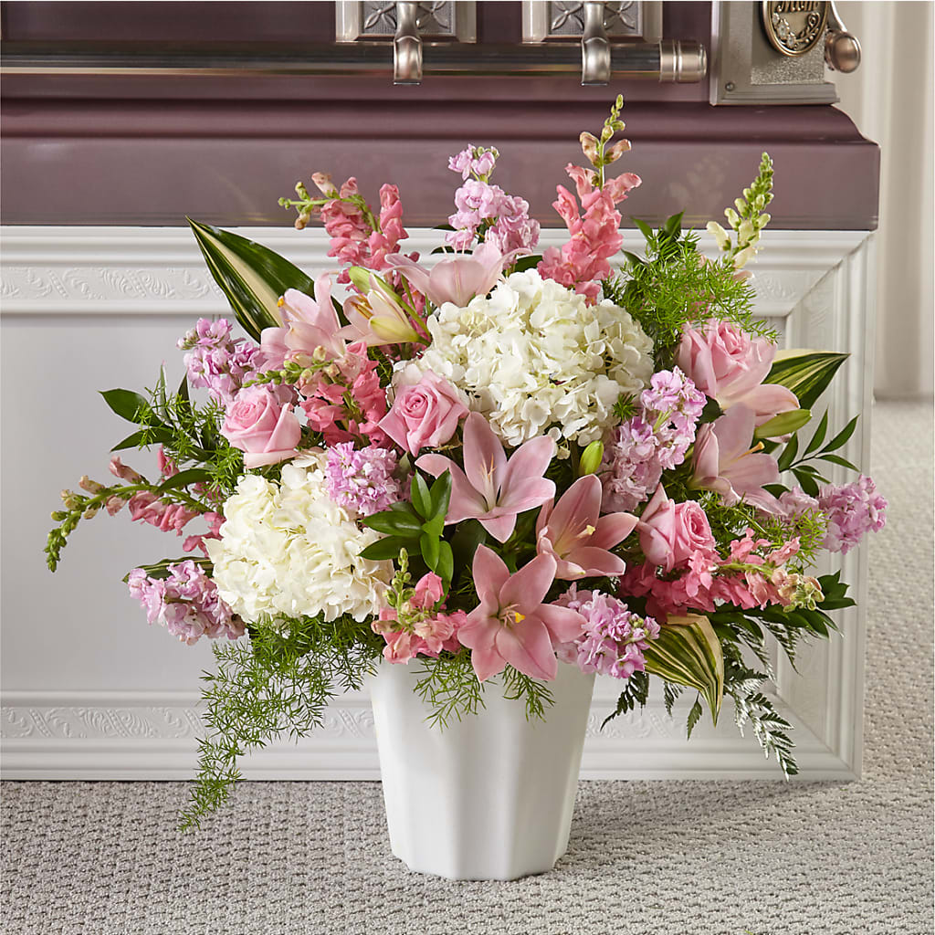 Simply Serene Floor Basket – Touch Of Roses INC, Visalia CA