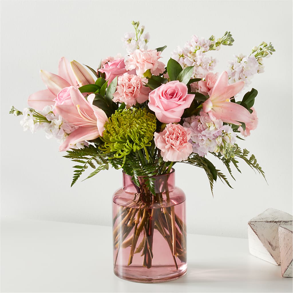 Pretty in Pink Bouquet – Touch Of Roses INC, Visalia CA