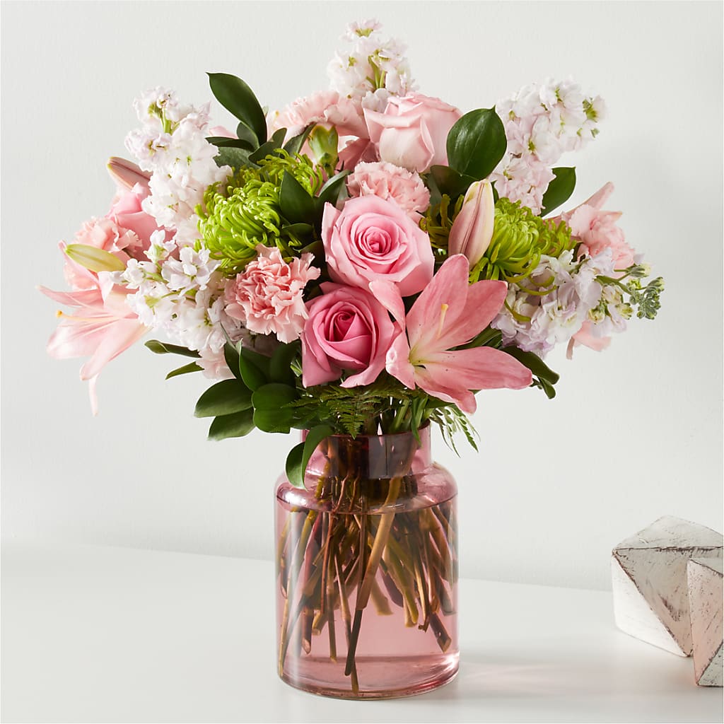 Pretty in Pink Bouquet – Touch Of Roses Inc, Visalia CA