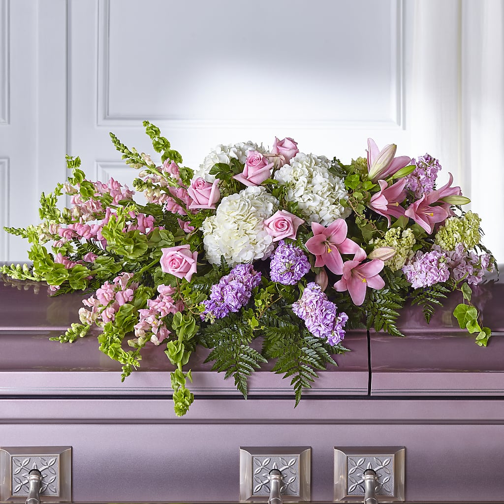 Life's Gratitude Casket Spray – Touch Of Roses Inc, Visalia CA