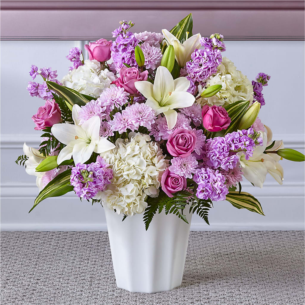 Heaven Sent Floor Basket – Touch Of Roses, Visalia CA