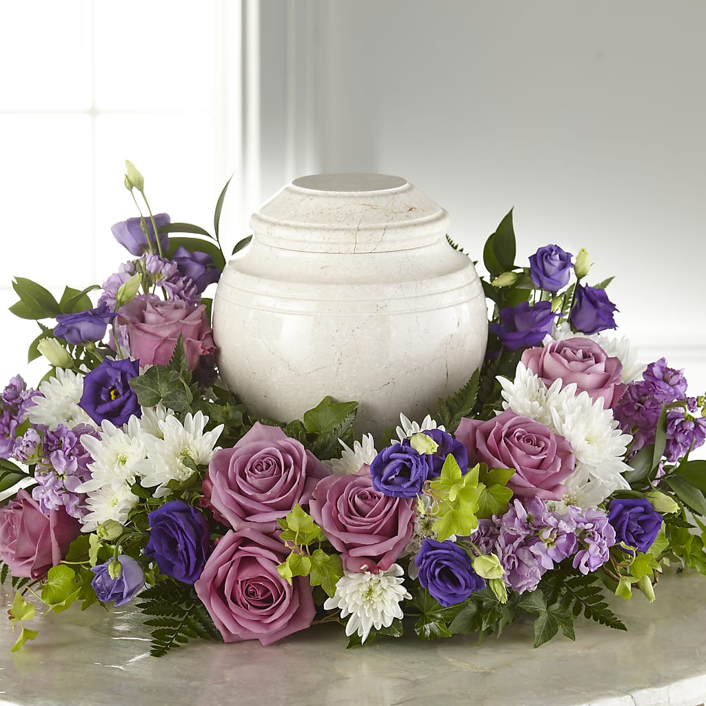 Blooming Sympathy Cremation Adornment – Touch Of Roses Inc, Visalia CA