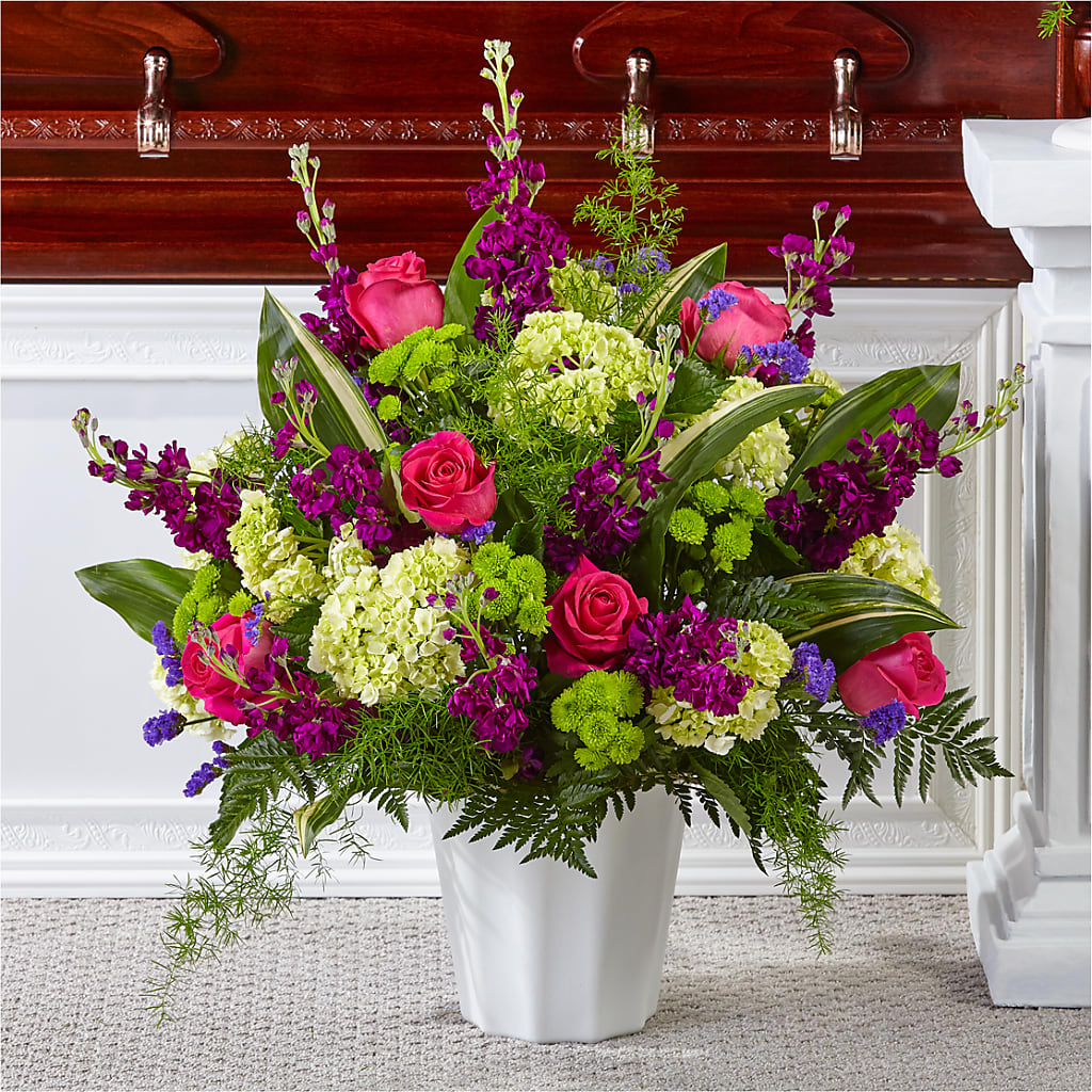 Beautiful Horizons Floor Basket – Touch Of Roses Inc, Visalia CA