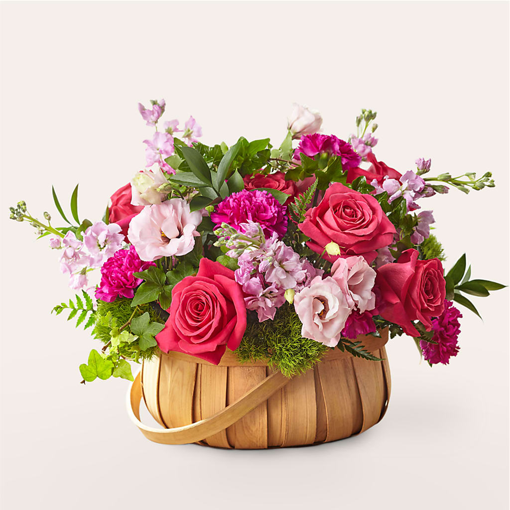 Radiance in Bloom Basket – Touch Of Roses Inc, Visalia CA