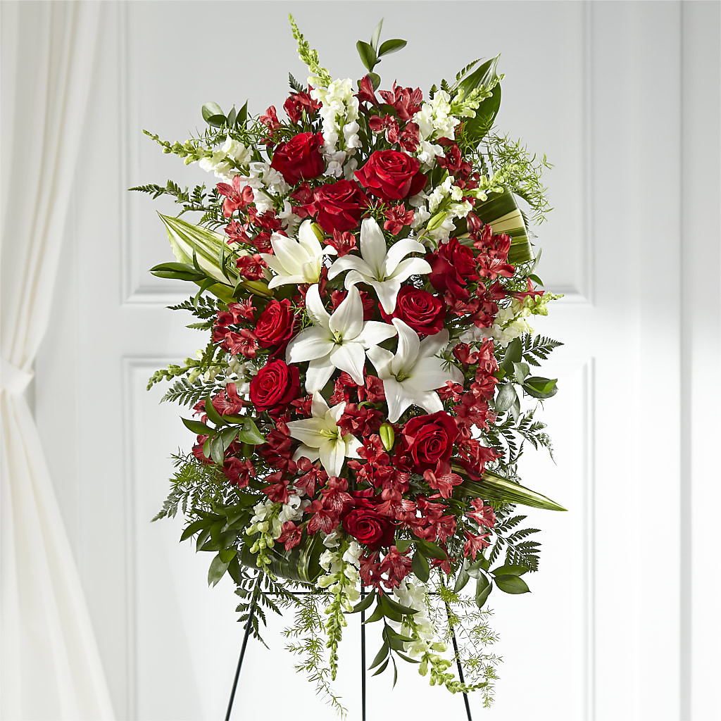Everlasting Memory Standing Spray – Touch Of Roses Inc, Visalia CA