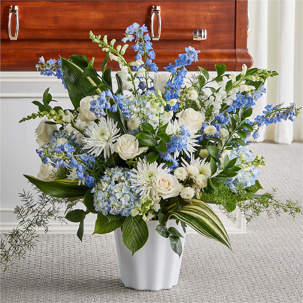Everlasting Memories Floor Basket – Touch Of Roses Inc, Visalia CA