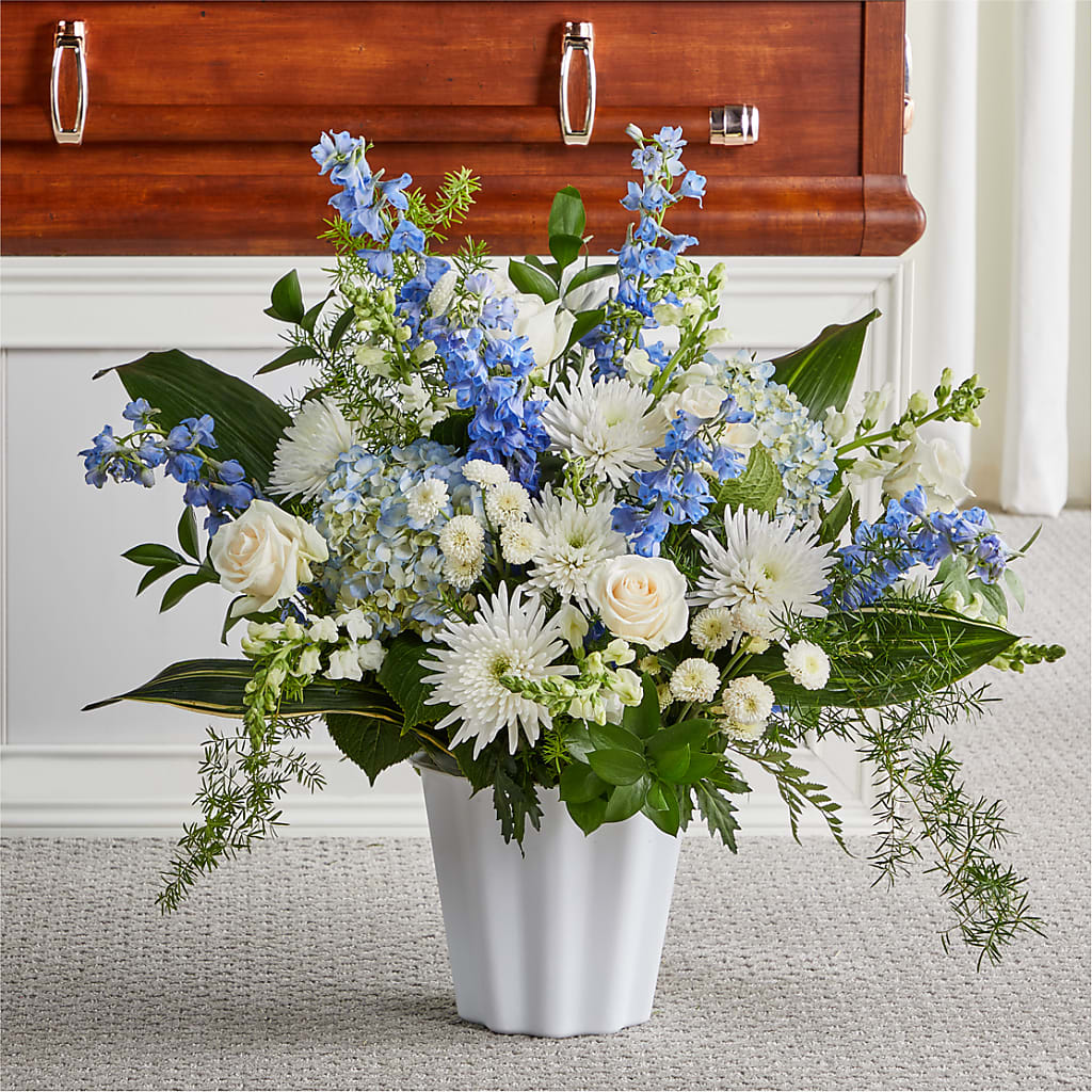 Everlasting Memories Floor Basket – Touch Of Roses INC, Visalia CA