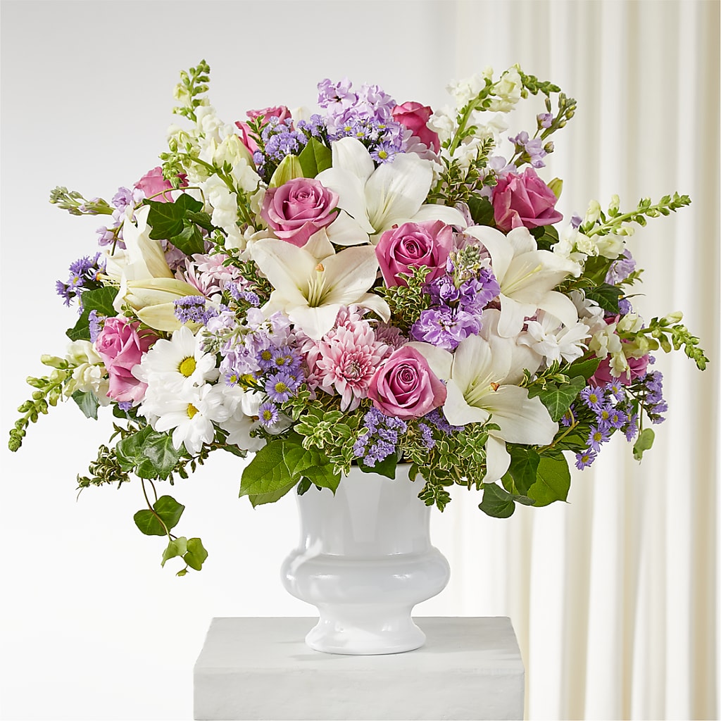 Remarkable Life Urn Arrangement – Touch Of Roses Inc, Visalia CA