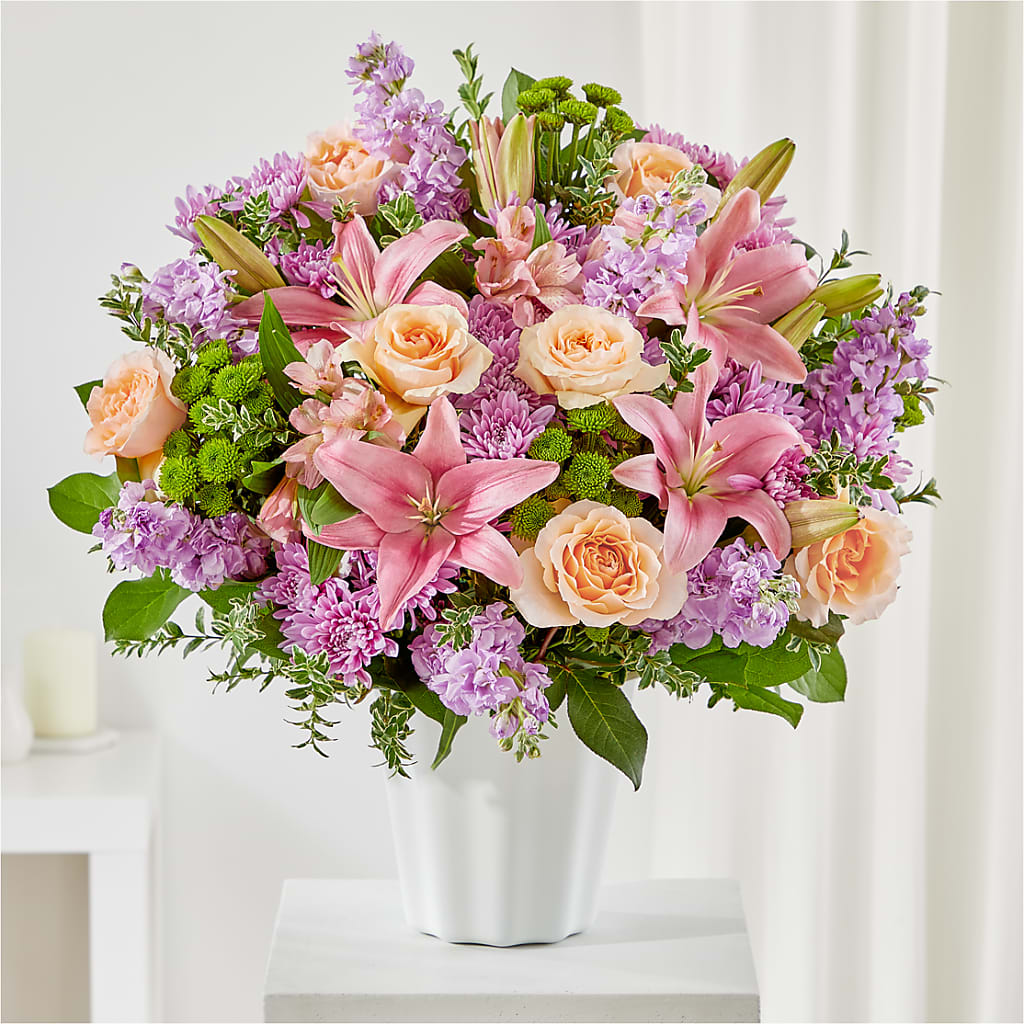 Supportive Embrace Tabletop Basket – Touch Of Roses Inc, Visalia CA