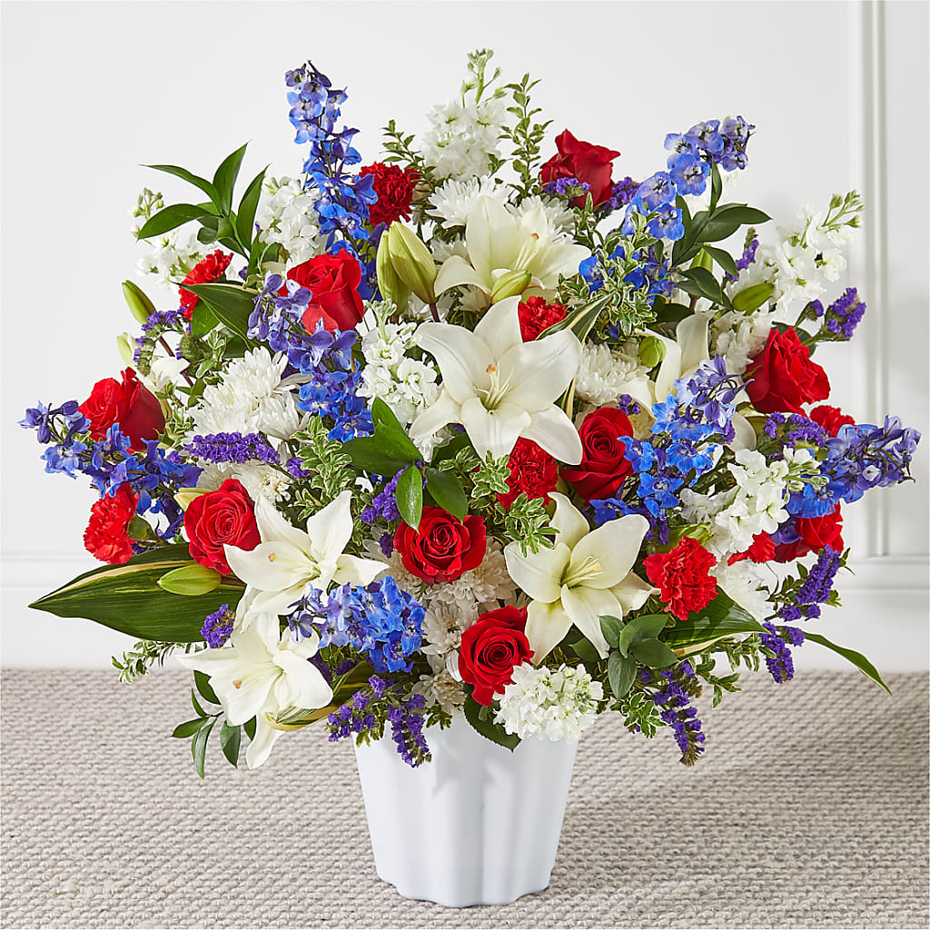 Consoled Floor Basket – Touch Of Roses Inc, Visalia CA