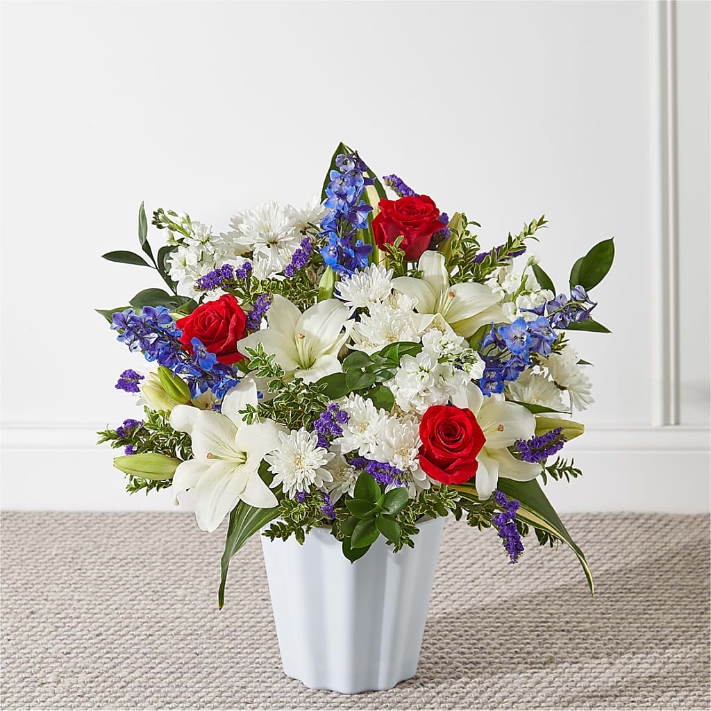Consoled Floor Basket – Touch Of Roses INC, Visalia CA