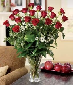 18 Radiant Rose Arrangement – Touch Of Roses Inc, Visalia CA