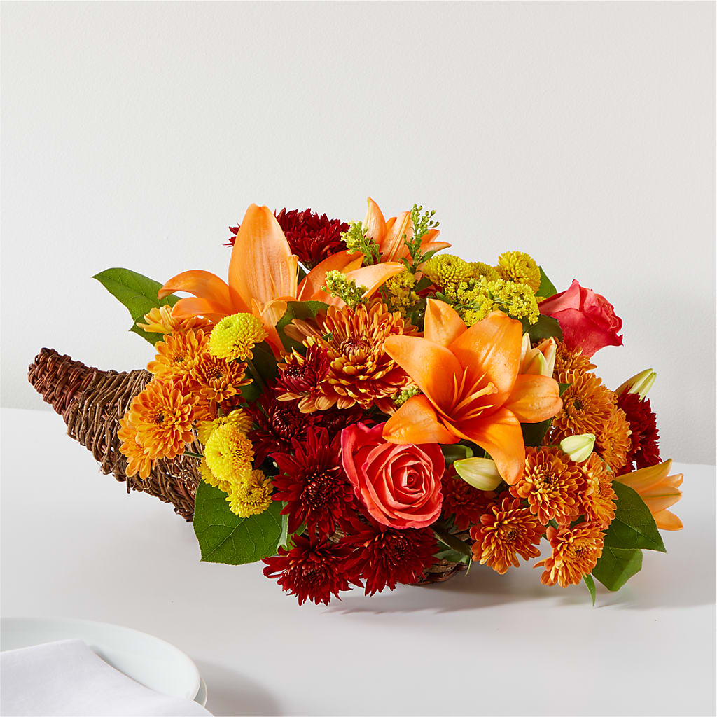 Bouquet of Blessings Cornucopia – Touch Of Roses INC, Visalia CA