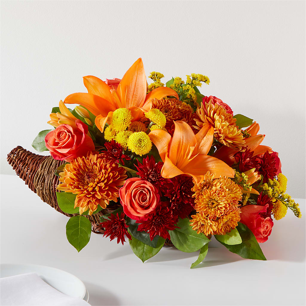 Bouquet of Blessings Cornucopia – Touch Of Roses Inc, Visalia CA