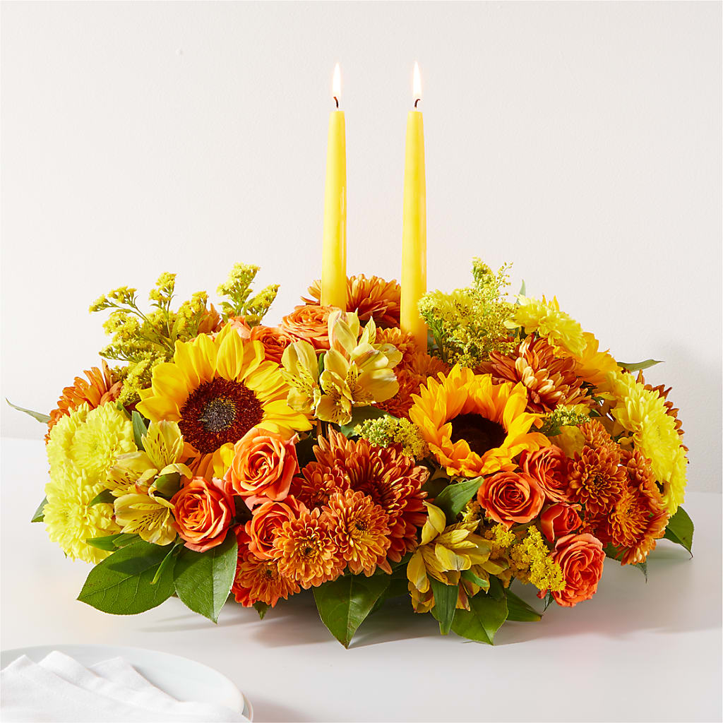 Autumn Harmony Centerpiece – Touch Of Roses Inc, Visalia CA