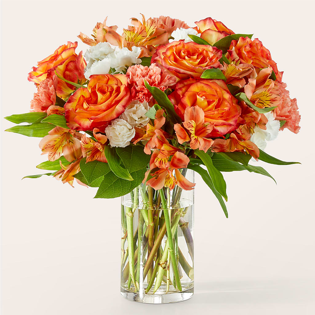 Apricot Glow Bouquet – Touch Of Roses Inc, Visalia CA