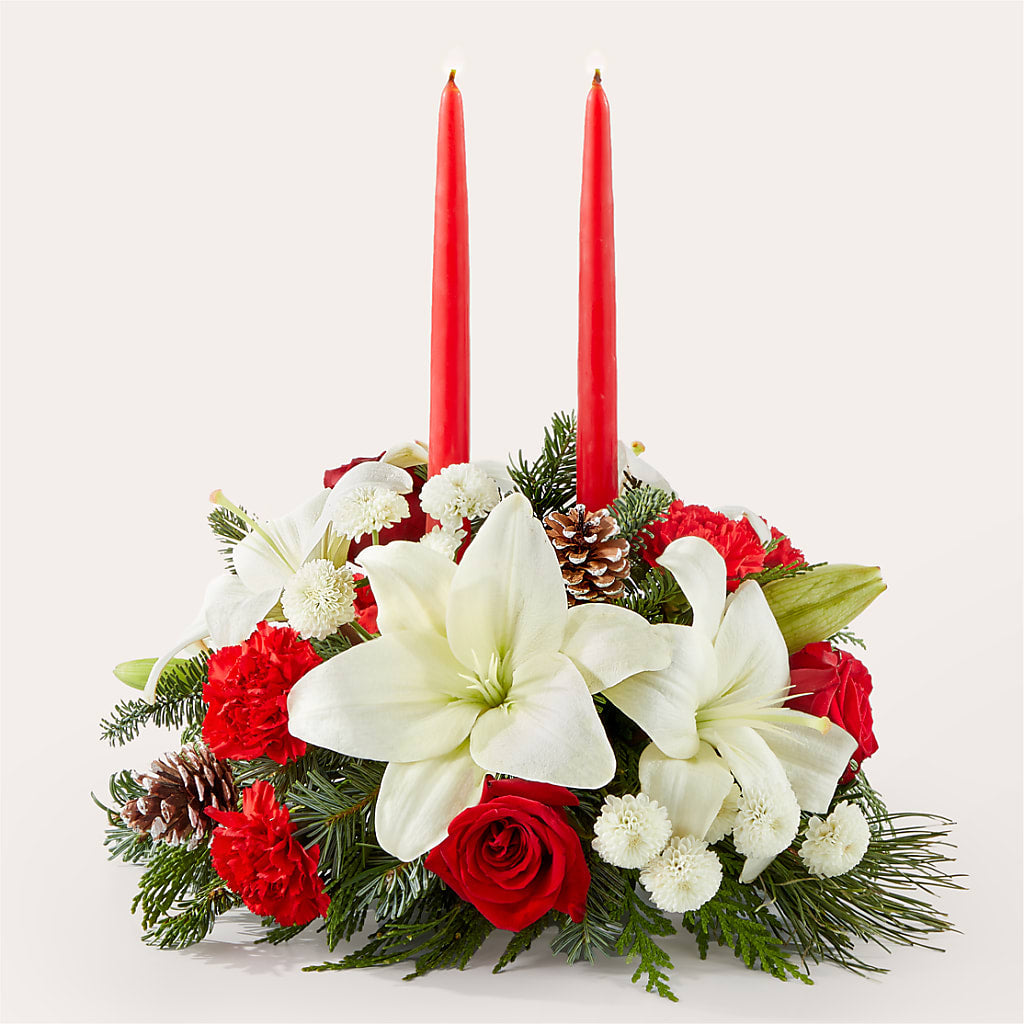 Seasonal Festivities Centerpiece – Touch Of Roses INC, Visalia CA