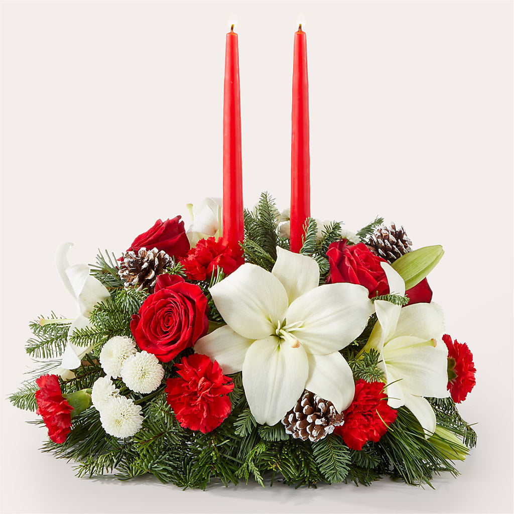 Seasonal Festivities Centerpiece – Touch Of Roses Inc, Visalia CA