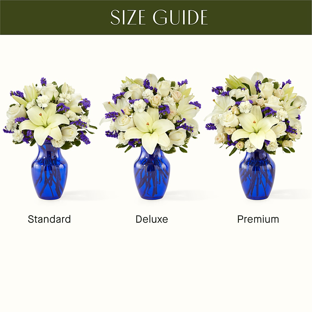 Sapphire Rush Bouquet – Touch Of Roses, Visalia CA