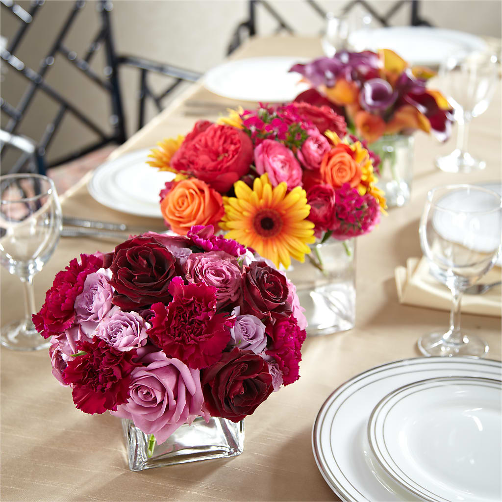 Love's Eternity Centerpiece – Touch Of Roses Inc, Visalia CA